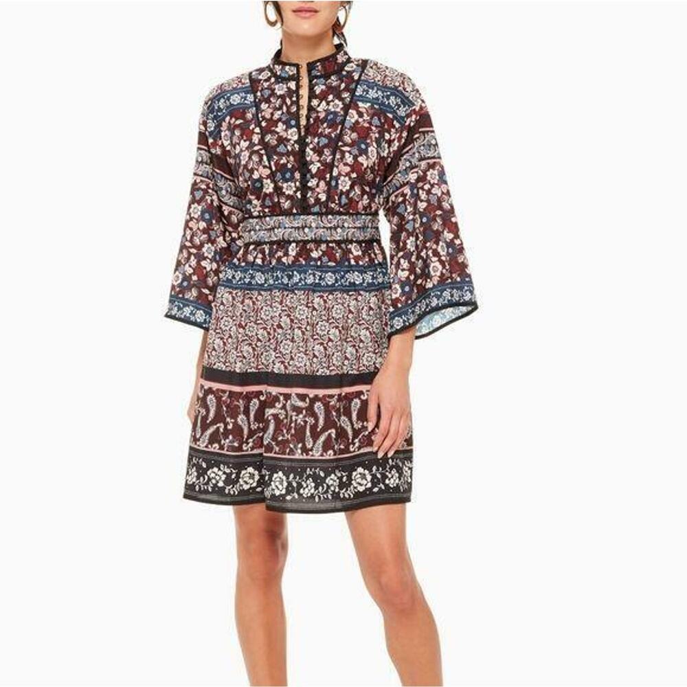 RARE Kate Spade Madison Avenue Roseta Dress Multicolor Patterned Sz 2